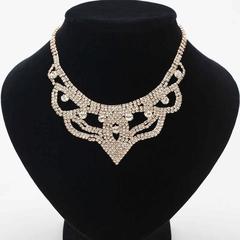 YFJEWE Wedding Star Jewelry Sale New Arrival Vintage Jewelry Rhinestone Chokers Big Necklaces & Pendants for Women Gift N329