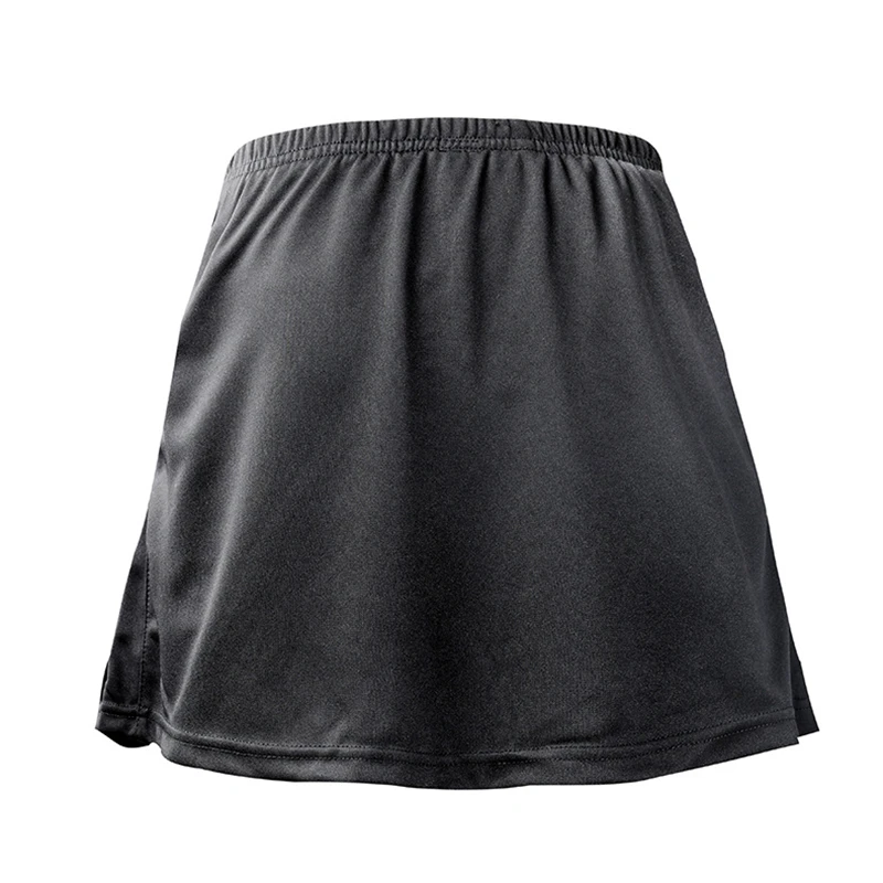 Women Sports Tennis Skirt Solid Color Versatile Skort for Tennis Badminton Sport Wear Skirts with Safety Shorts