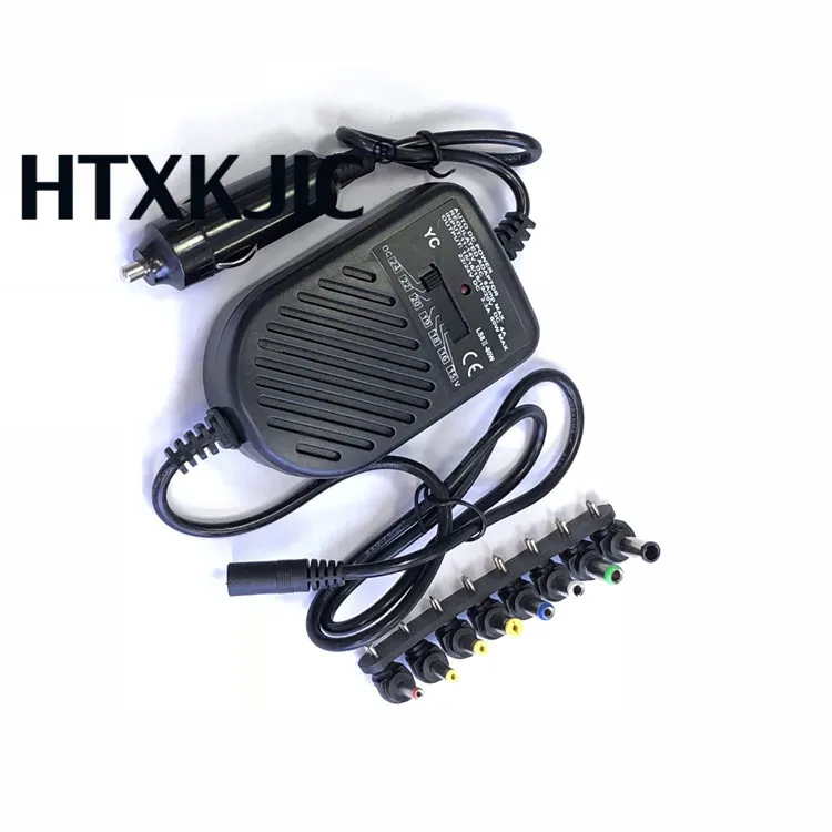 العالمي تيار مستمر 80 واط السيارات السيارات شاحن محولات موائم مصدر تيار مجموعة لأجهزة الكمبيوتر المحمول دفتر 1 قطعة