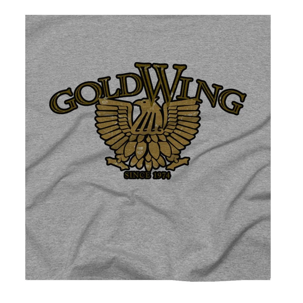 Goldwing Hon Classic Biker Touring Motorcycle Grey 2019 New Arrival T Shirt Casual Men Clothing Nerd T Shirts