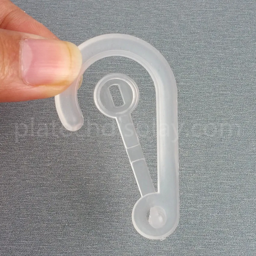 1000 Stuks Plastic Pp Sokken Producten Pakket Hang Display Haak Hanger Kledingstukken Accessoires