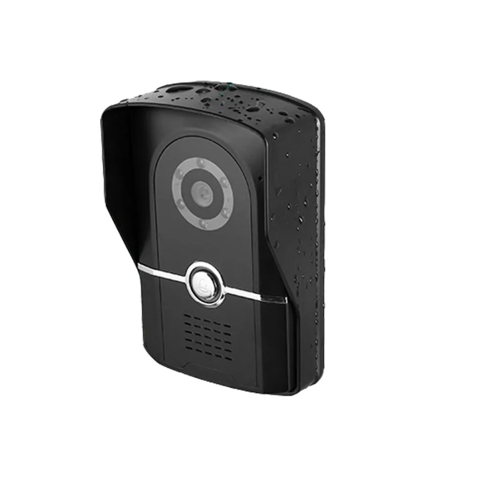 New Wired Video Doorbell 7" Monitor Video Door Phone Intercom for Home Waterproof Camera Infared Night Vision