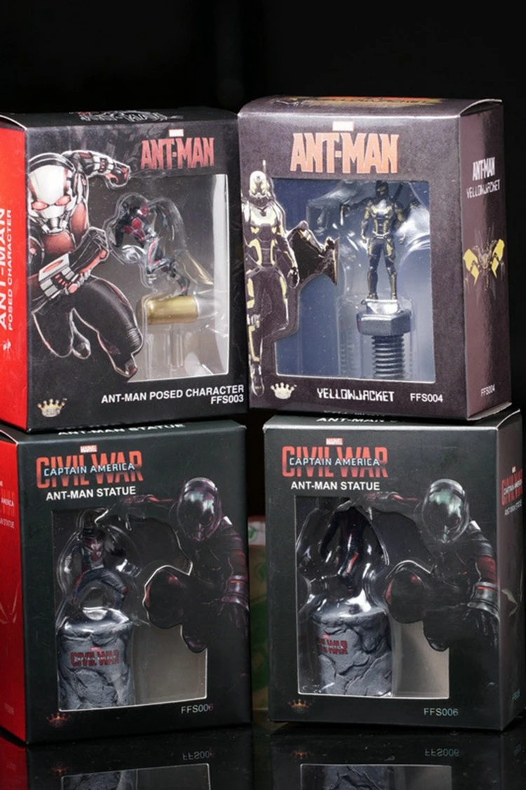 Hero Ant man And the Wasp Action Figure Toys Mini Figura Antman Wasp Figurine 6.5cm Model Doll Collection Toy