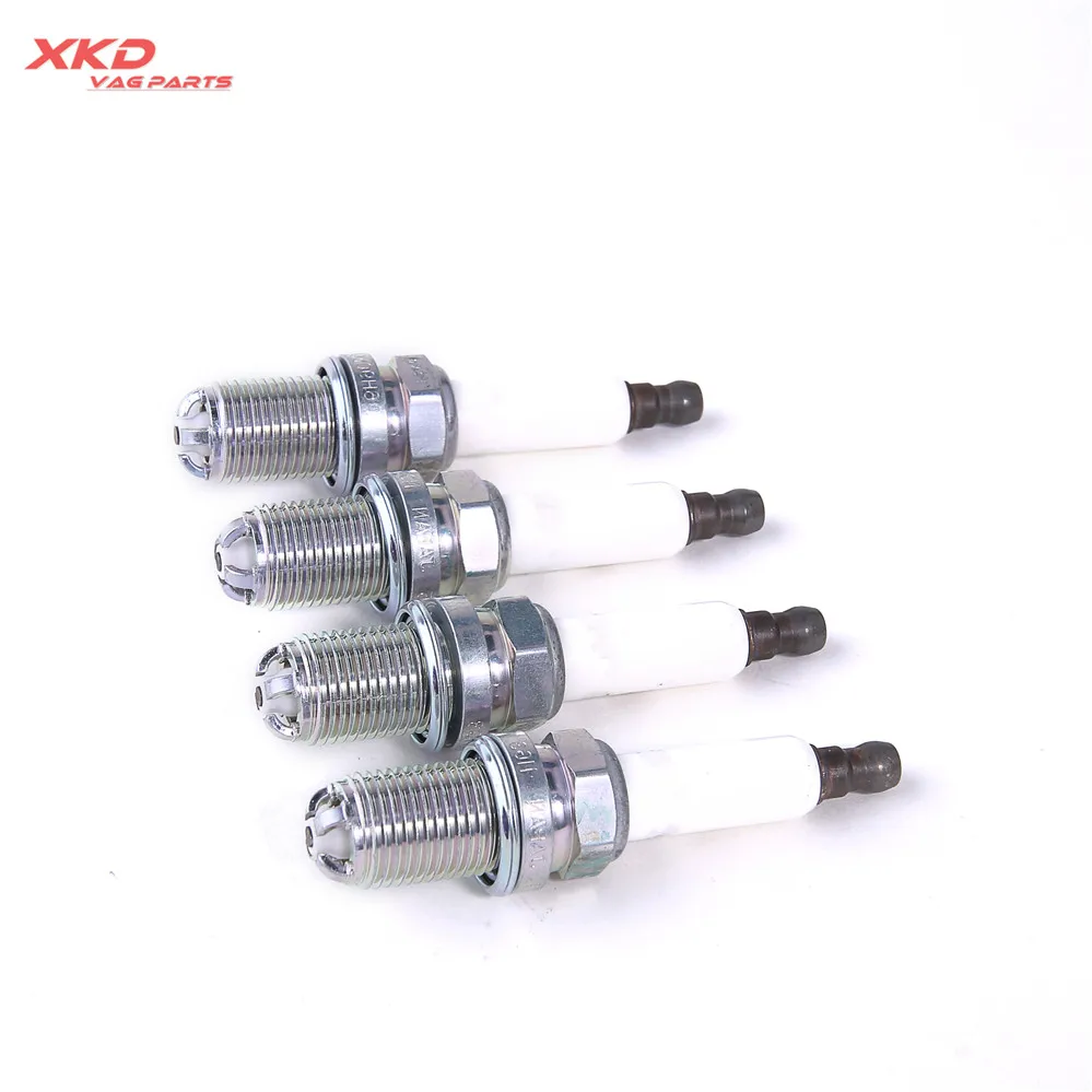 

4pcs Spark Plug Plugs Set For V-W Beetle Tiguan EOS Golf Passat Scirocco Polo AU-DI A3 A4 A5 A6 Q3 Q5 TT R8 2.0TFSI