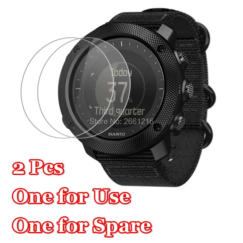 2Pcs For Suunto Traverse Alpha Tempered Glass 9H 2.5D Premium Screen Protector Film For Suunto Traverse Alpha Sports Smart Watch image 5