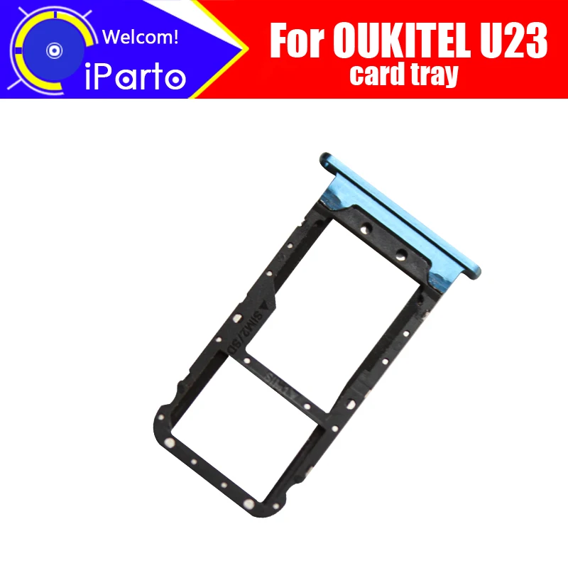 OUKITEL U23 Vassoio di Carta di 100% Originale Nuovo di Alta Qualità di SIM Vassoio di Carta di Sim Slot Per Schede di Supporto Repalcement per OUKITEL U23