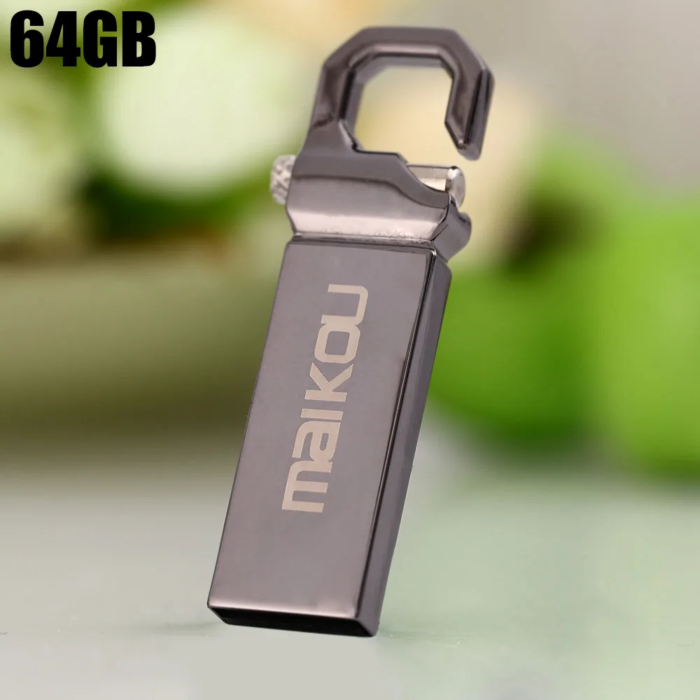 Maikou MK2204 High speed 64GB USB 2.0 Flash Tungsten Steel U Disk - 64GB