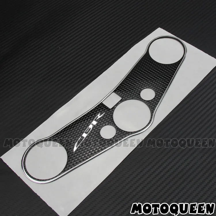 3D Decal Sticker Pad Triple Tree Top Clamp Upper Front End Waterproof For Honda CBR600RR F5 08 09 10 11 12 13 14 15 16 2007-2017