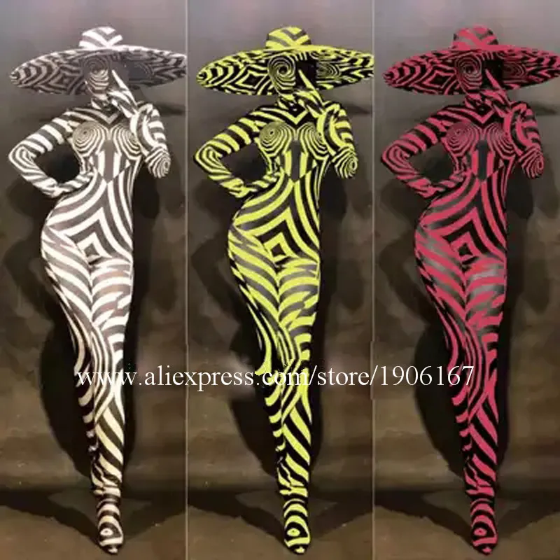 

New ballroom dance costumes women stage show wears dj singer outfit pole dance jumpsuit party bodysuit disco performance clothes