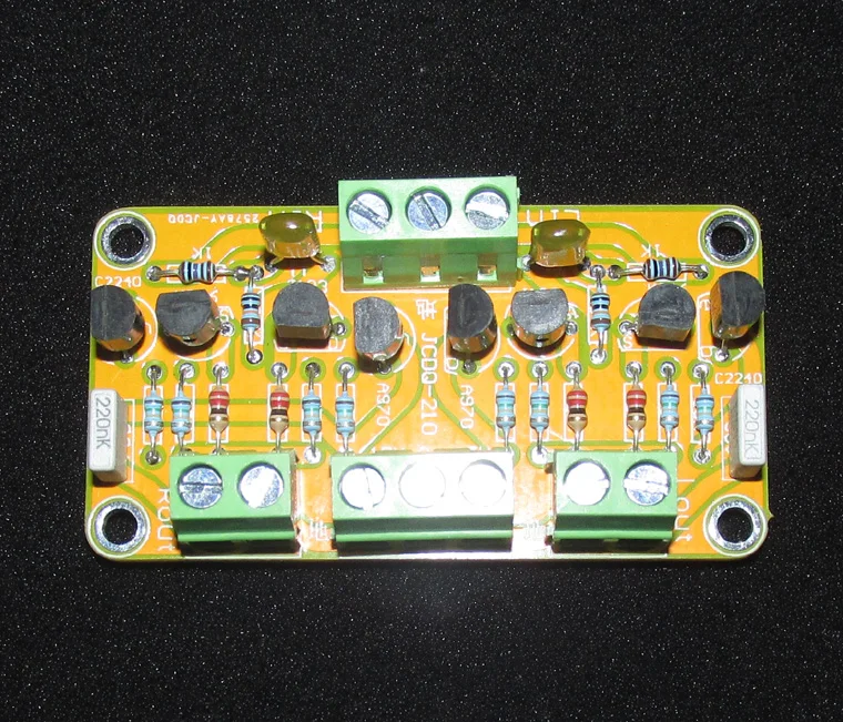 JFET ingresso Cascoded Preamplificatore Buffer di Bordo OP-AMP uso Preamplificatore di Toshiba 2SK246/2SJ103, c2240/A970 PER lettore CD