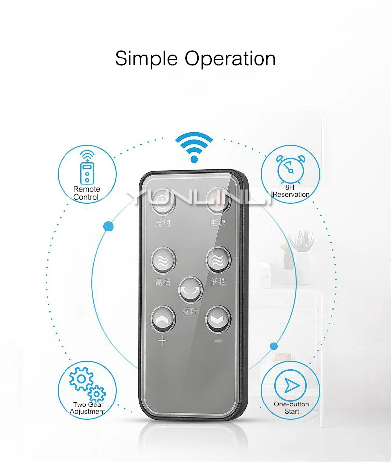 المنزلية الكهربائية سخان 2000W كبيرة الطاقة الدافئة الهواء منفاخ غرفة المعيشة/الحمام المزدوج استخدام أدفأ مع تجفيف وظيفة TB-008A