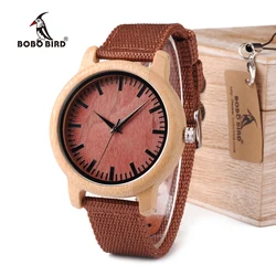 BOBO BIRD-Montres-bracelets en bois de bambou, mouvement japonais ata yota, marque de mode, designer, logo personnalisé OEM