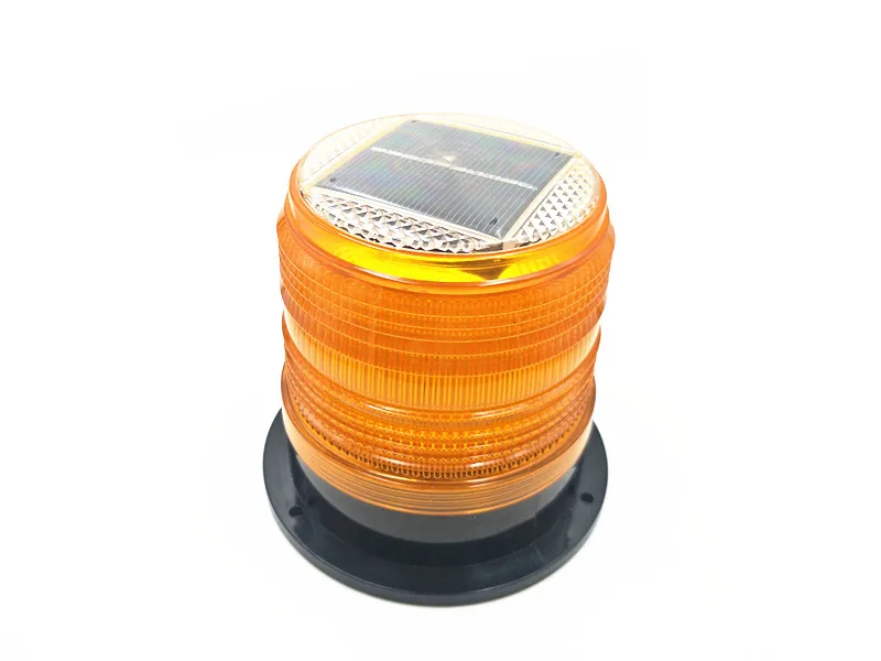 Solar Flashing Warning Light Strobe Emergency Headlight LED Strobe Warning Lights Safety Car Accessories Auto Lamp