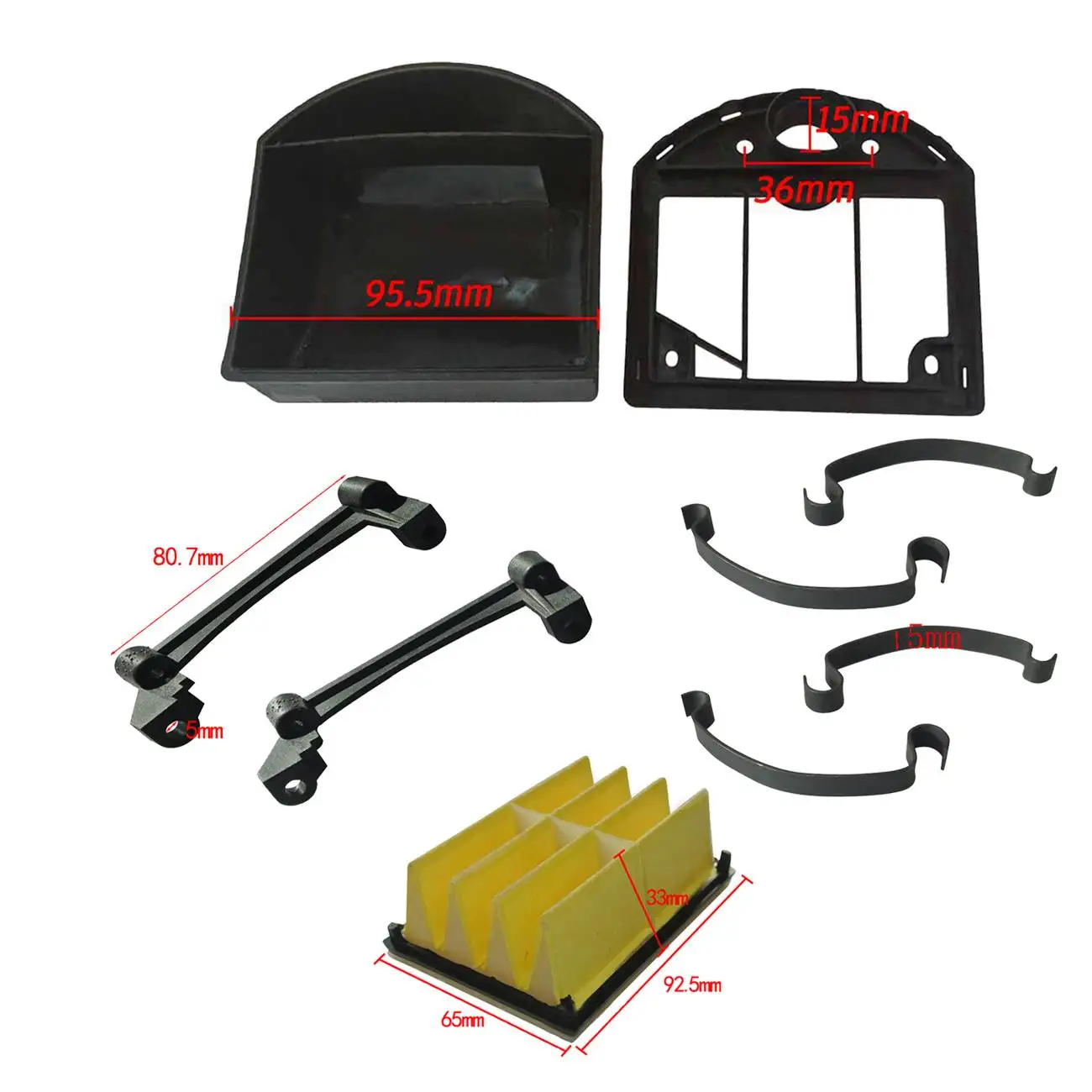 غطاء فلتر منظف الهواء, مشبك غطاء منظف الهواء لـ Husqvarna 268 272 Chainsaw 4 Pack