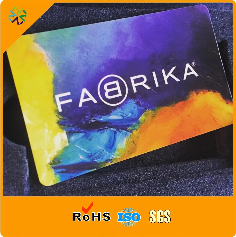 

(1000pcs/lot)CMYK full color printing plastic business cards