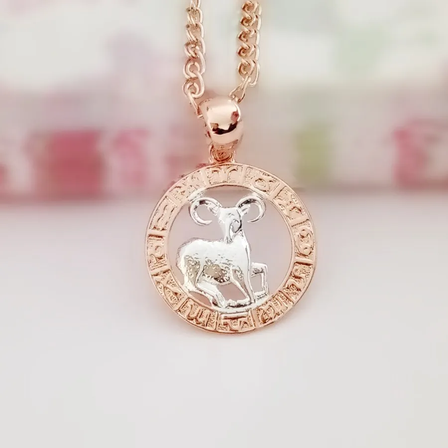 Sign of Zodiac Pendant Women Men Pendants Constellation pendant New Fashion Women Jewelry Trendy Metal Women Pendants