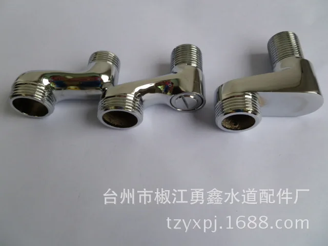 2pcs=1set Full copper large angle plating large bends feet plus distance from the distance to adjust the hole