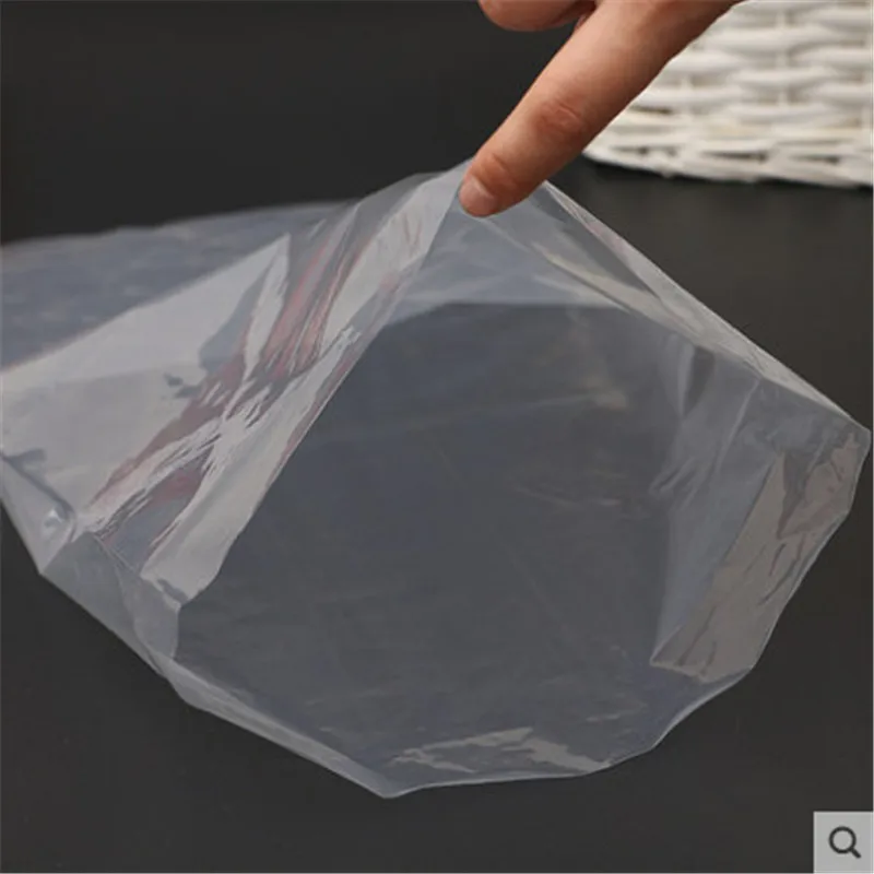 PE Flat Pocket Food Compression Vacuum Bag 8 Wire High Pressure Bag Transparent Plastic Bag Heat Sealed Pocket 100pcs Lot