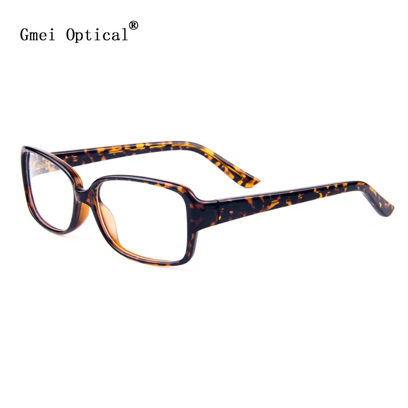 

Gmei Optical Plastic Rectangular Full Rim Women's Glasses Frames Optical Eyewear Frame Tortoiseshell T8015