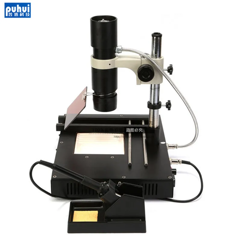 Puhui T862 600W IRDA Welder REWORK STATION SMD Desoldering Rework Station Infrared SMT SMD BGA Rework Station