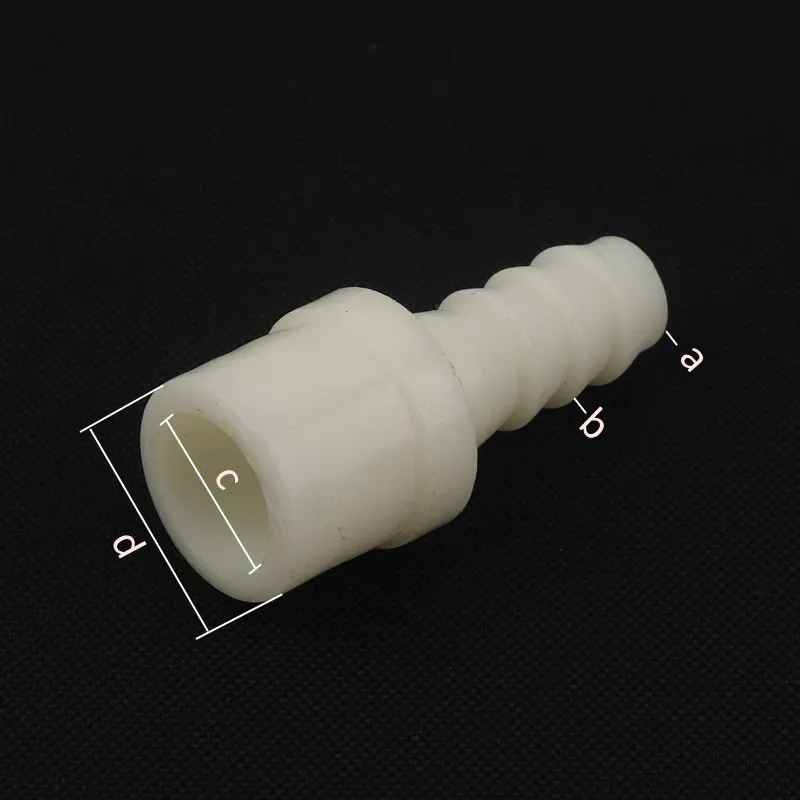 PE Straight Connector, PVC Pipe Adapter, Garden Soft Hose Connector, Hard Tube Fittings, 10mm, 12mm, 16mm, 20mm, 25mm, 5Pcs