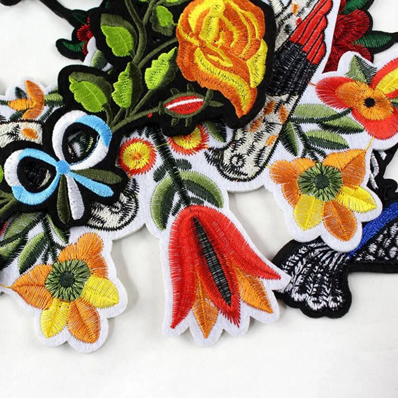 Ricamato patch sew on motif applique vestiti di patch del fumetto appliques indumento diy accessorio