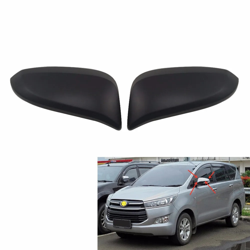 

ABS Black style/Chrome Accessories plated Car Side Door Rear View Mirror Cover for Toyota INNOVA FORTUNER HILUX REVO 2016-2023