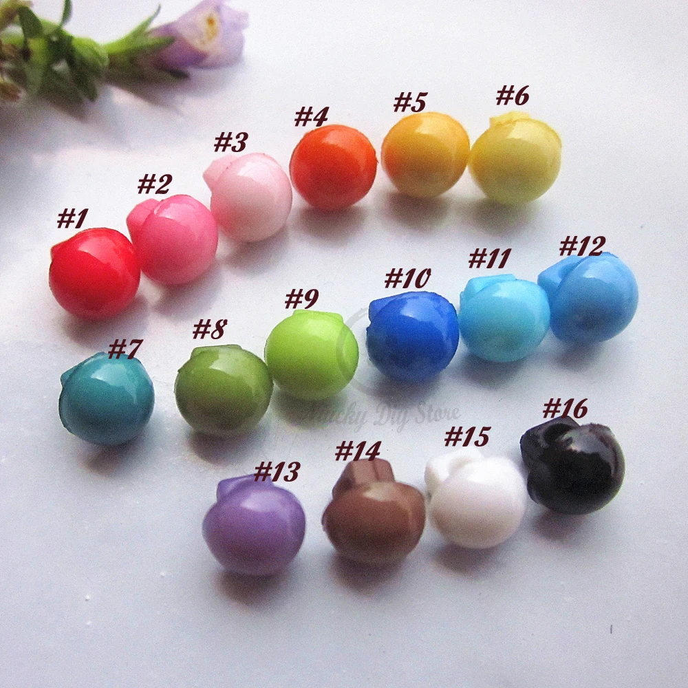 Mini buttons 144pcs 1 / Mixed Color Shank 5mm Little Doll Buttons for Diy Sewing Craft and Scrapbooking Accessories
