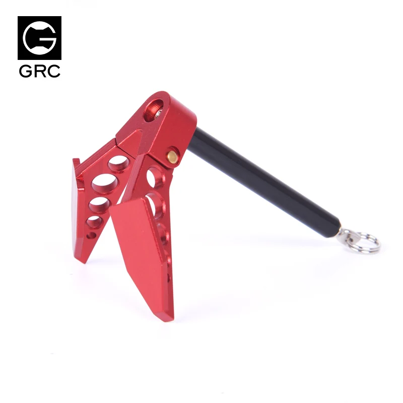 Metal Foldable Winch Anchor Strong Compact Ground Anchor For 1/10 RC4WD D90 SCX10 WRAITH CC01 F350