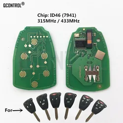QCONTROL Car Remote Control Key Circuit Board for DODGE/Chrysler/JEEP Liberty Wrangler Commander Patriot Compass Grand Cherokee