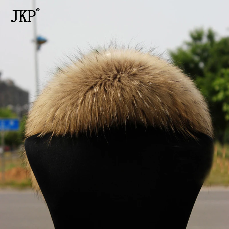 Real Raccoon Fur Scarf Women 100% Natural Raccoon Fur Collar Winter Warm Scarves