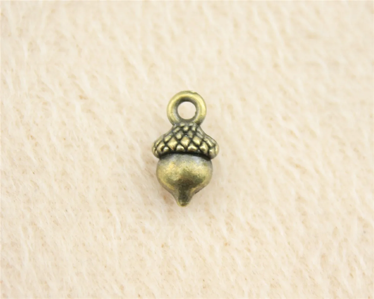 60pcs/lot 13*7mm ancient bronze Acorn charm Pendants DIY jewelry for bracelet necklace earring