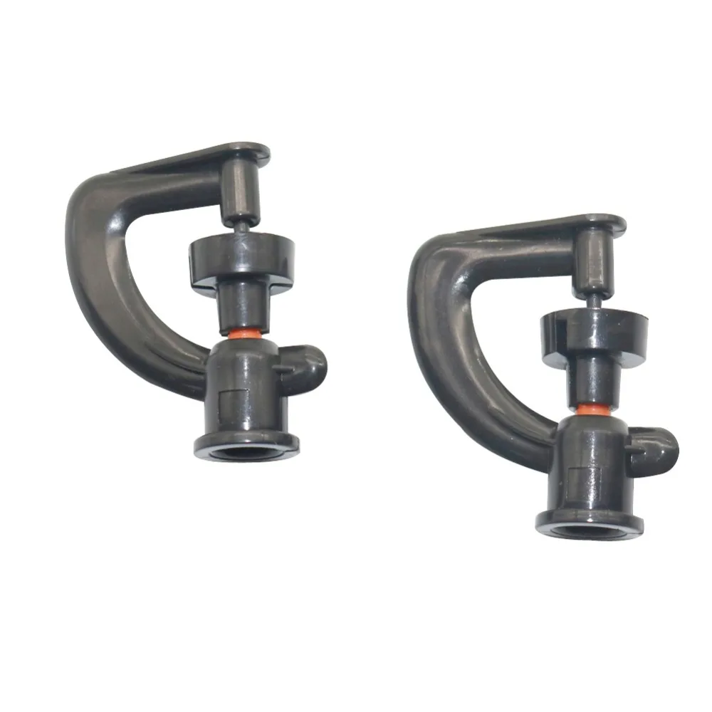 360 Angles Rotating Atomizing Nozzle 7.5mm Interface Garden Irrigation Sprinklers Greenhouse Cooling Humidify Sprayer 30 Pcs