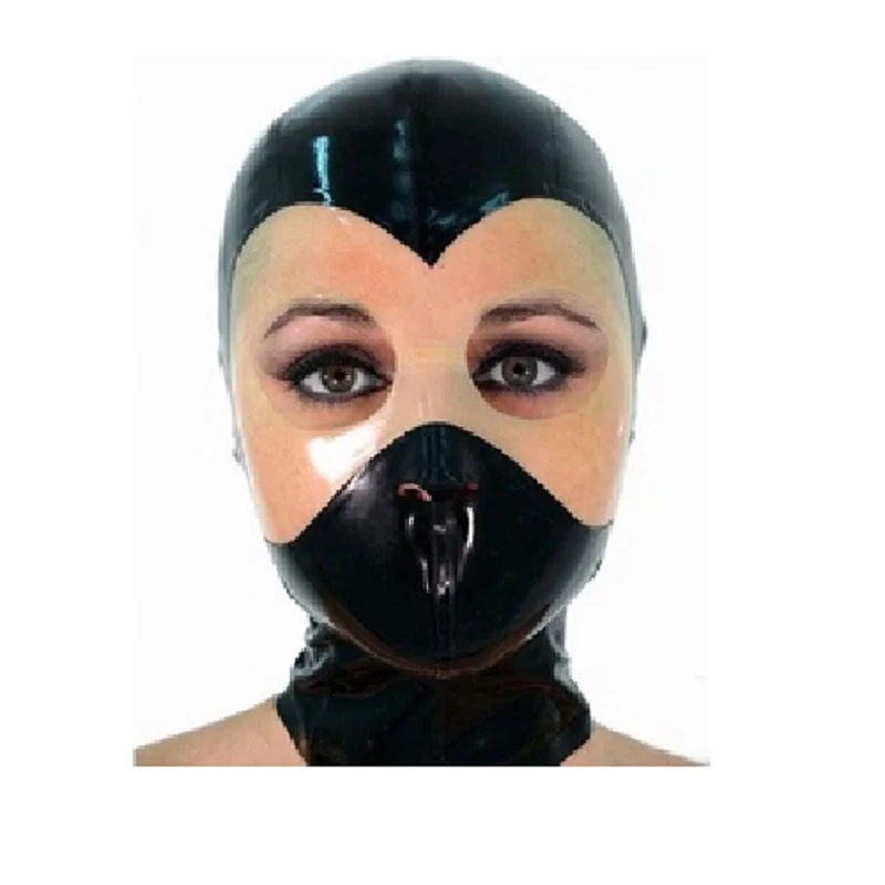 Latex Hats Costumes Hood Inflatable ears Hard thick Horn handmade Head Dress  Cosplay Suits