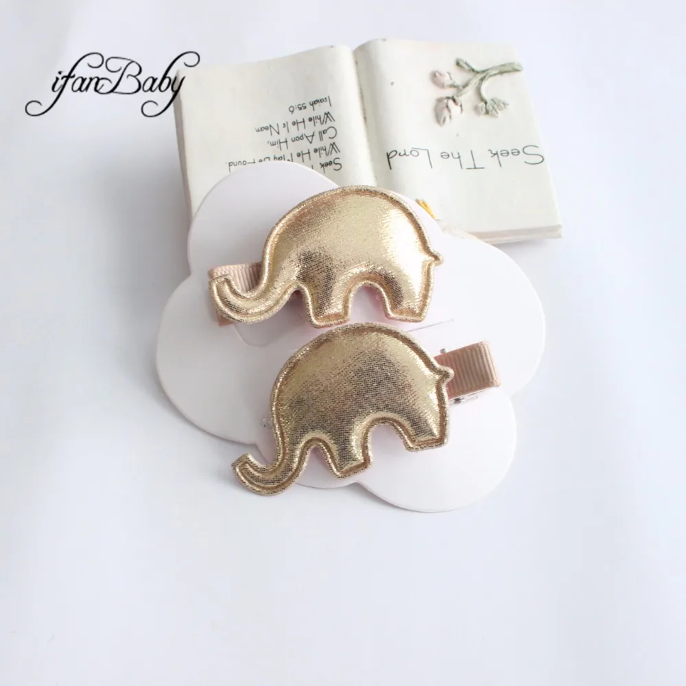 Lovely children hair clip,ribbon clip,elephant hair pin