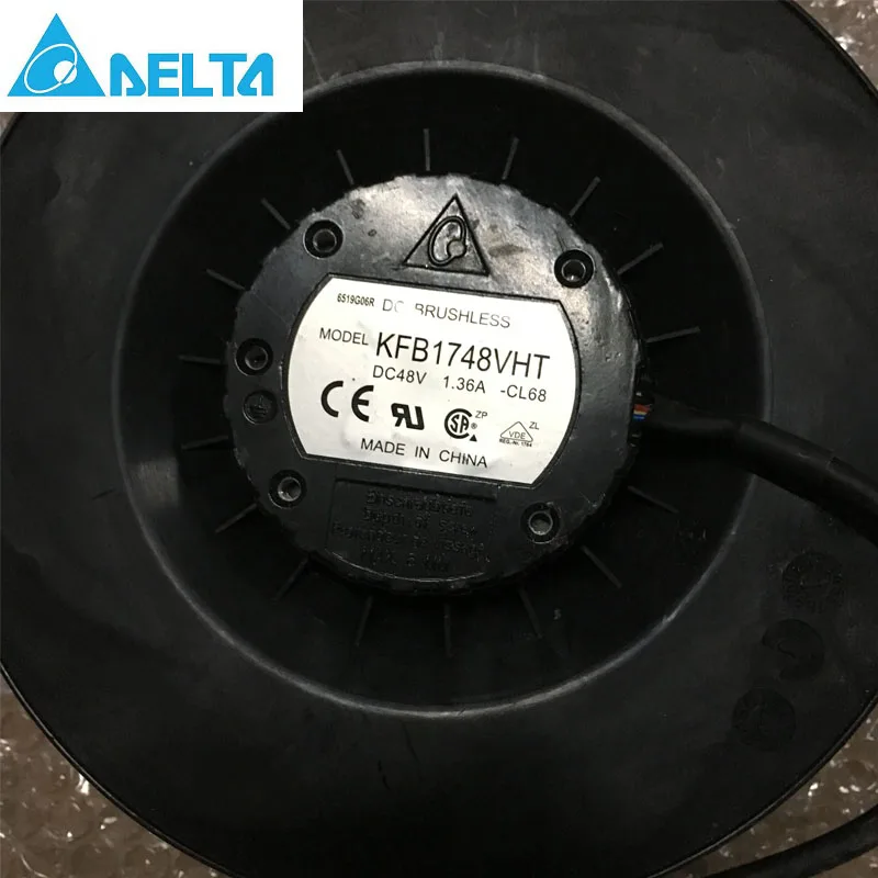 

Original for delta KFB1748VHT 175x69mm 48V 1.36A 3600RPM 374.67CFM 70DBA inverter industrial centrifugal blower cooling fan