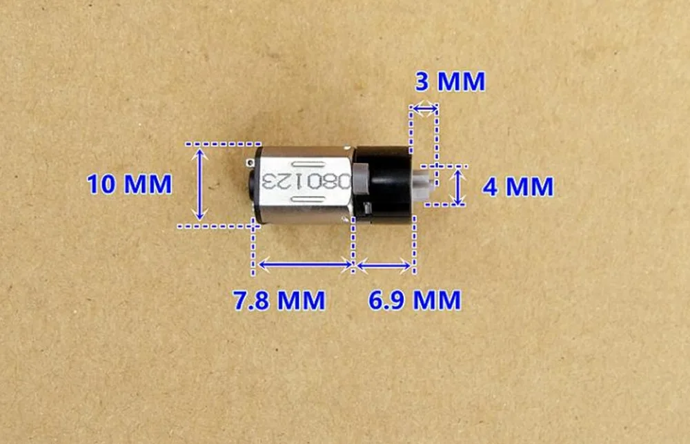 10pcs Micro gear motor DC3V-6V beauty equipment Planetary geared motors miniature robot 70RPM electric motor for DIY toy cars