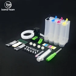 Universal DIY Ciss Kit 4 Farben Ciss Tinten tank Zubehör Ersatz für HP 21 22 60 61 56 57 74 75 901 121 300 122 301