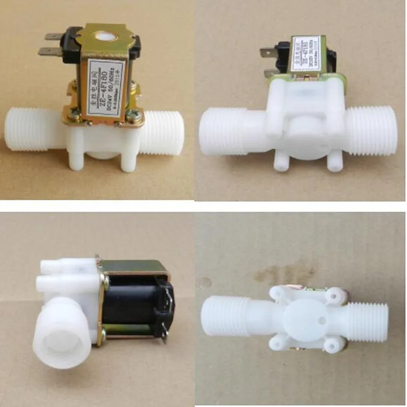 

G1/2 Plastic Solenoid Valve 12V 24V 220V Magnetic Washing Machine Dispenser Drinking Water Pneumatic Pressure Controller Switch