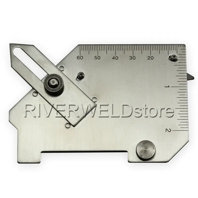 Mayitr Stainless Steel Welding Gauge Gage C50 Test Ulnar Welder Inspection Bridge Cam Gage Measuring Tool