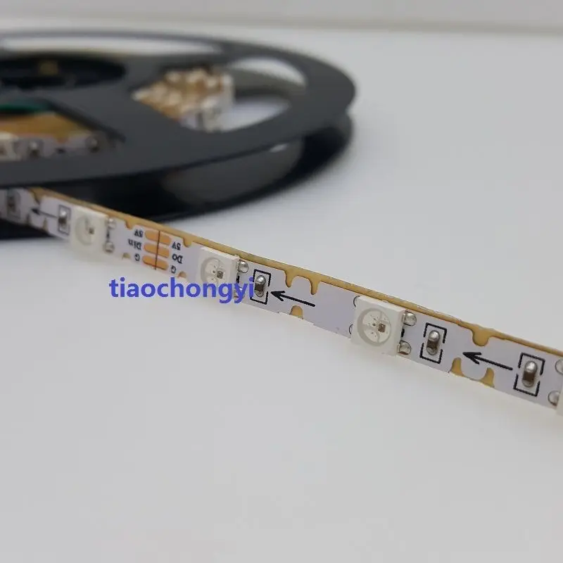 2M 48LED/M S type Addressable WS2812 SK6812 RGB LED pixel strip bendable 5V