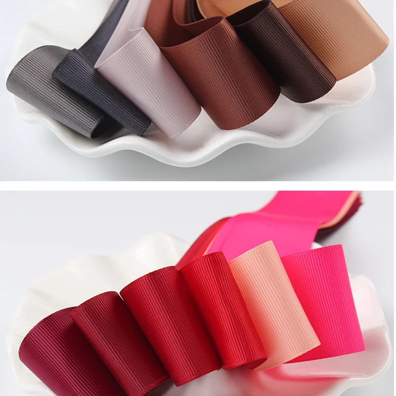 Grosgrain Ribbon 100% Polyester 6 9 16 25 38 50 MM 1/4\