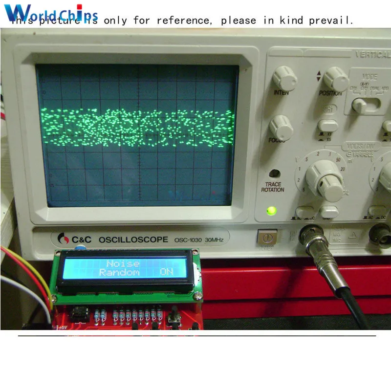 DIY KITS AVR DDS V2.0 Function Signal Generator Module Sine / Triangle / Square Wave sine, square, saw, rev triangle, ECG noise