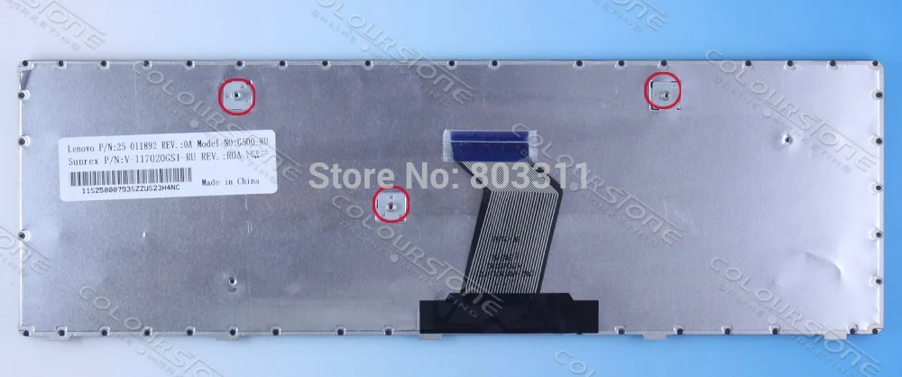 Русская клавиатура для ноутбука IBM Lenovo G500 G505 G505A G510 G700 G700A G710 G710A G500AM G700AT RU, черная клавиатура для ноутбука 25-011892