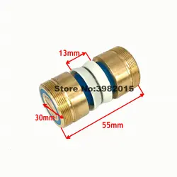 EDM Wire Cut Copper Pulley Roller 30-13-55mm Waterproof Complete Guide Wheel Brass Seat Assembly for WEDM Wire Cutting Machine