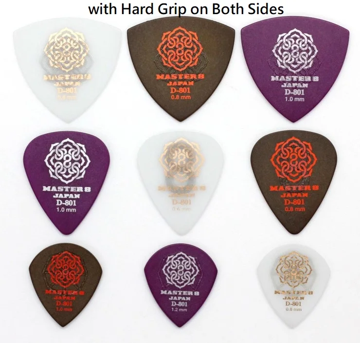 MASTER 8 JAPAN Hottest Guitar Pick D-801 Series, 1 piece