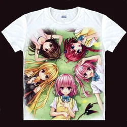 To Love-Ru Momo Nana Astar T shirts Japanese anime shirt 3d print Cosplay tshirt Men's t-shirt camisas hombre masculina camisa