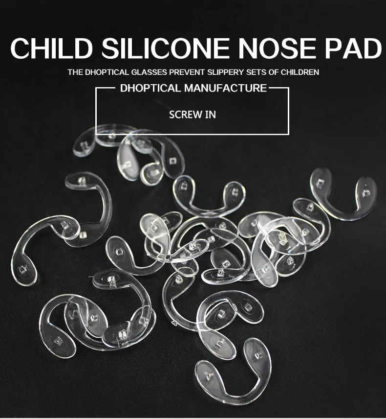 

silicone nose pad screw in for child soft material 100 pcs