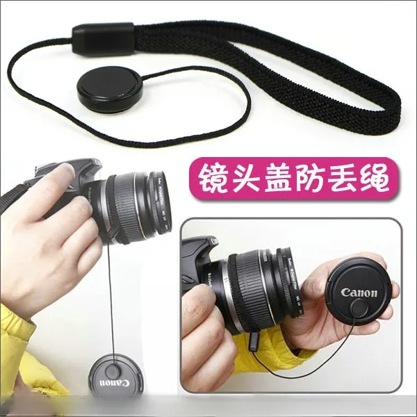 

300PCS DSLR Lens Cover Cap Holder Keeper Strap Cord String Leash Rope For Canon For Nikon For sony SLR DSLR Digital Film Camera