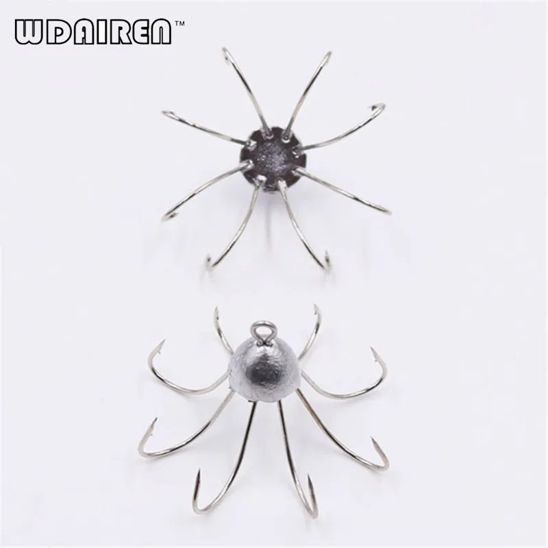 1 Pc Sharp Back Weighted Worm Hook with Coil Keeper Butt Weight Hook Bass Explosion Hooks for 11g Carp Fishing Tackle